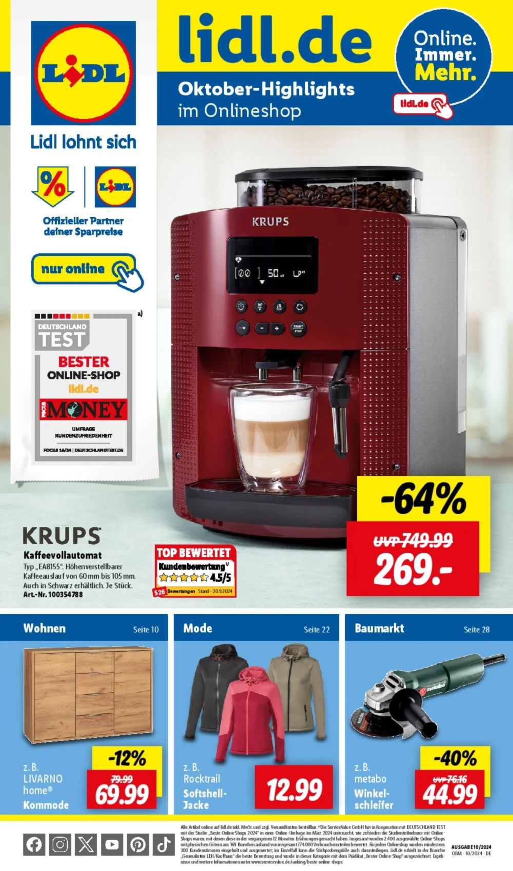 Lidl Prospekt Online Highlights Oktober