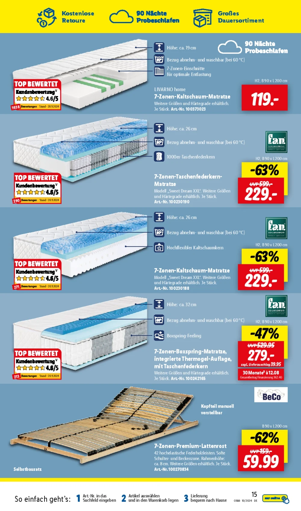 Lidl October 2024 Wöchentliche Angebote, Rabatte, Ermäßigungen und digitale Gutscheine.