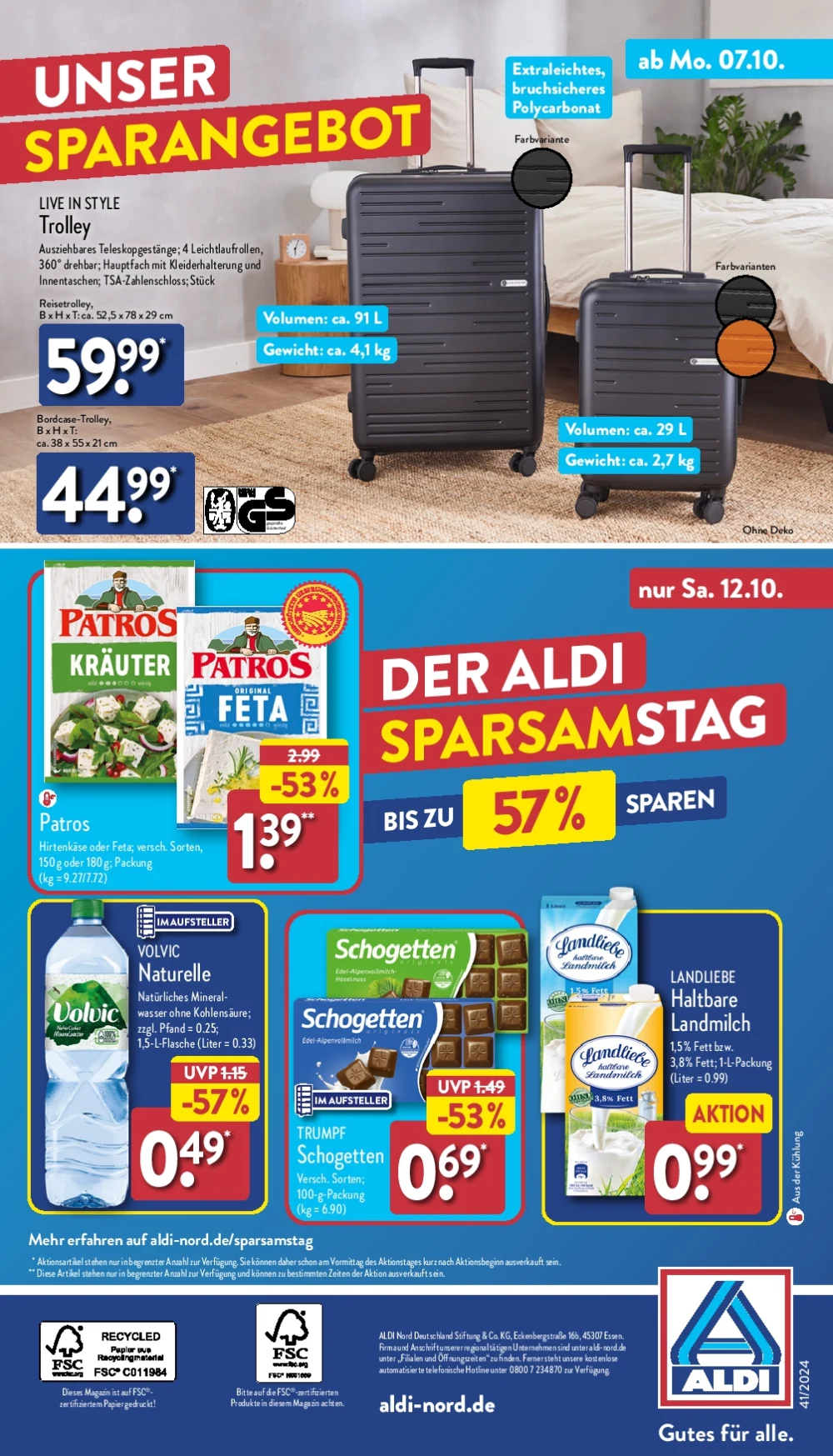 Aldi Nord October 2024 Wöchentliche Angebote, Rabatte, Ermäßigungen und digitale Gutscheine.