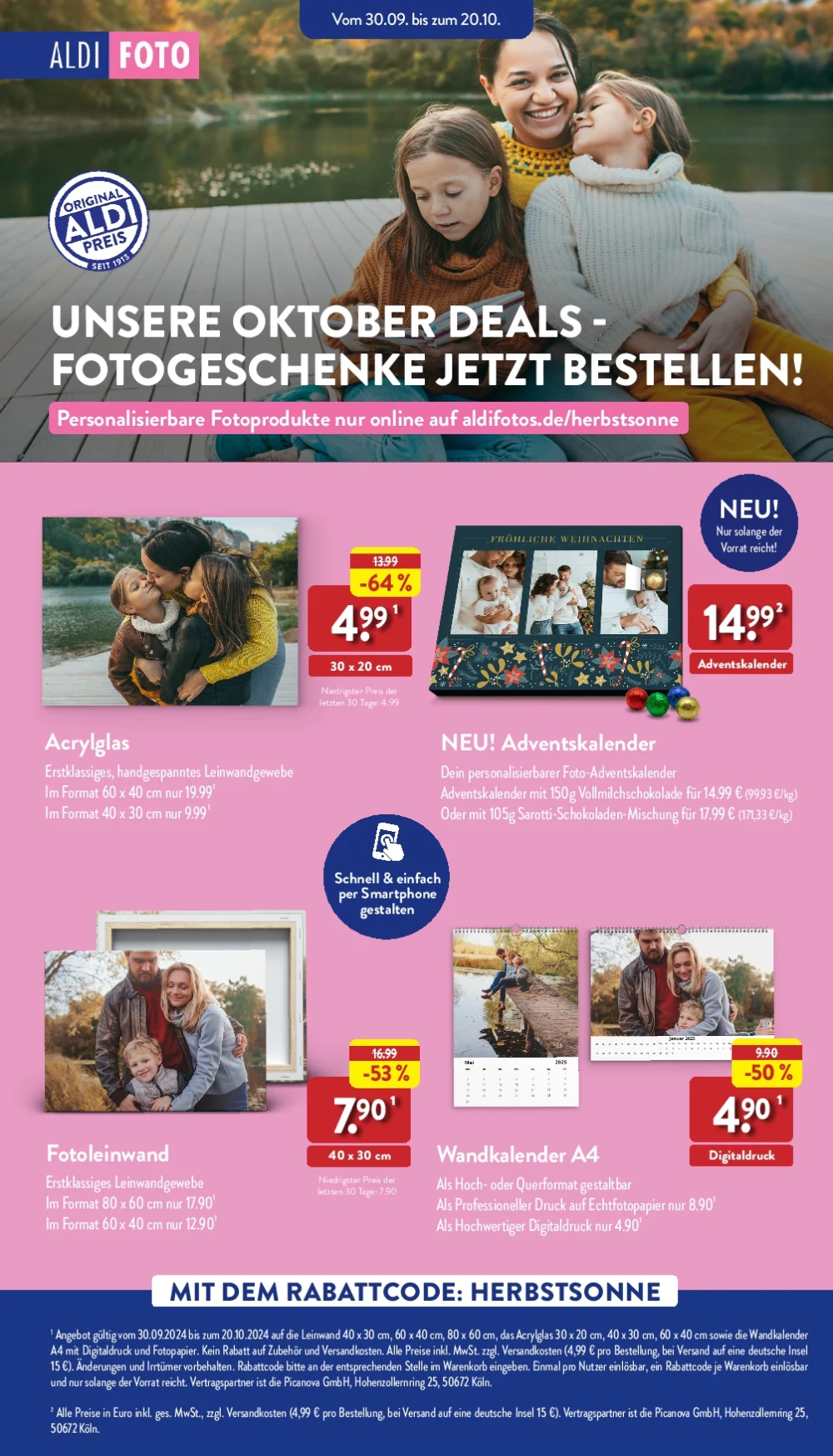 Aldi Nord October 2024 Wöchentliche Angebote, Rabatte, Ermäßigungen und digitale Gutscheine.