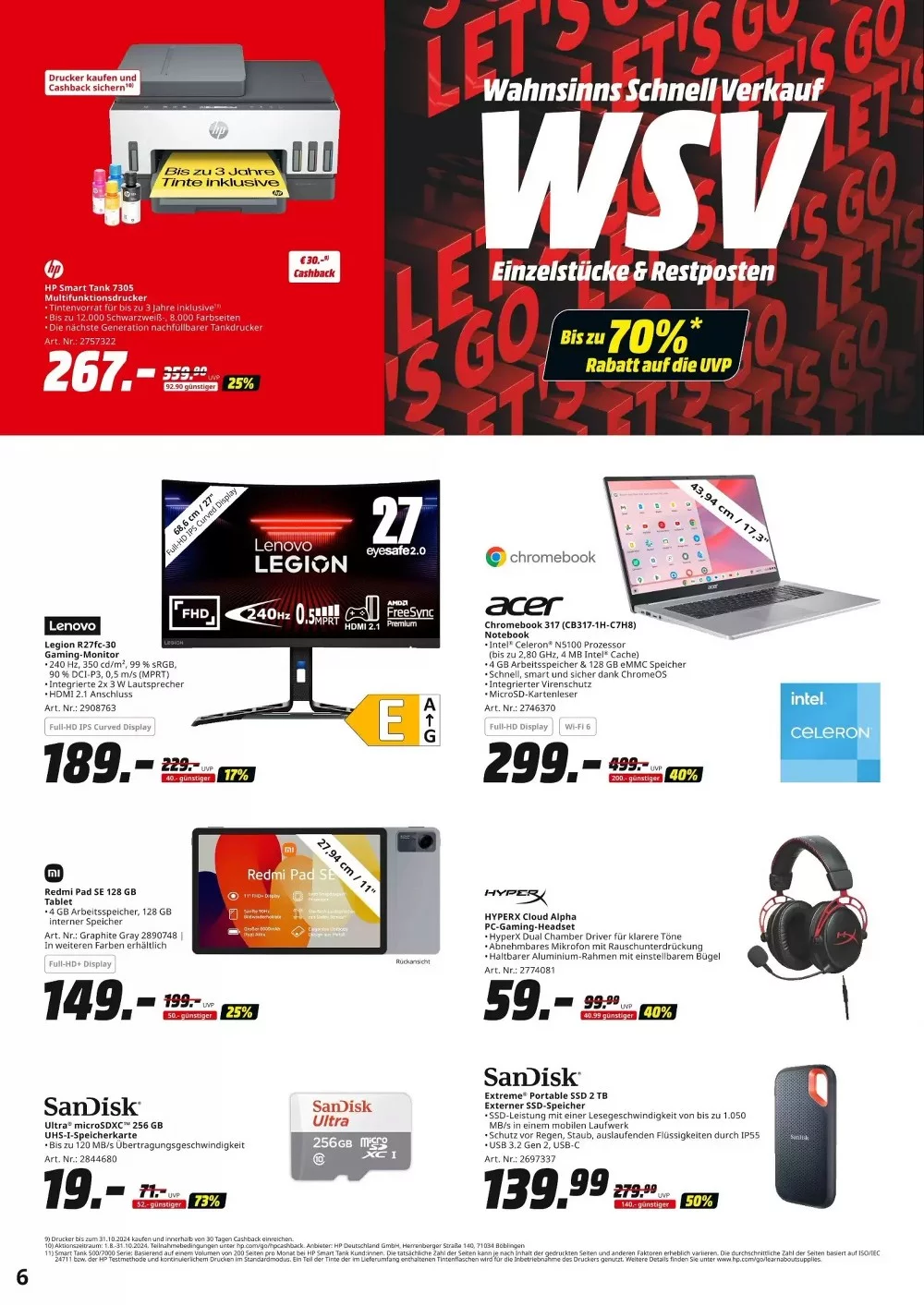 MediaMarkt Prospekt October 2024 Wöchentliche Angebote, Rabatte, Ermäßigungen und digitale Gutscheine.