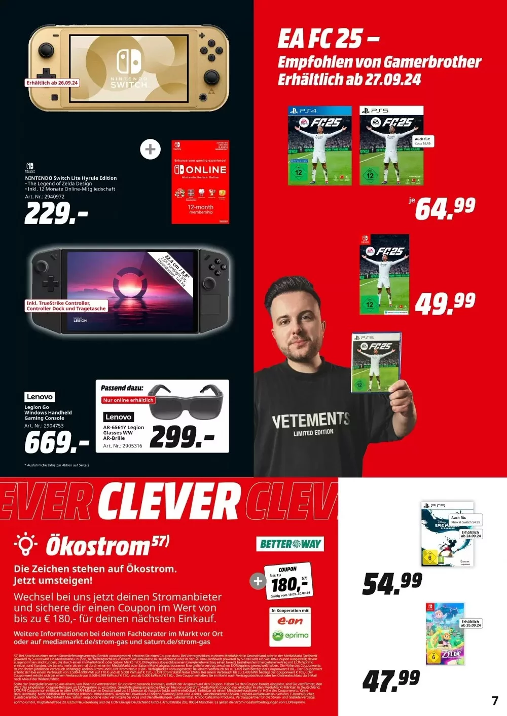 MediaMarkt Prospekt October 2024 Wöchentliche Angebote, Rabatte, Ermäßigungen und digitale Gutscheine.