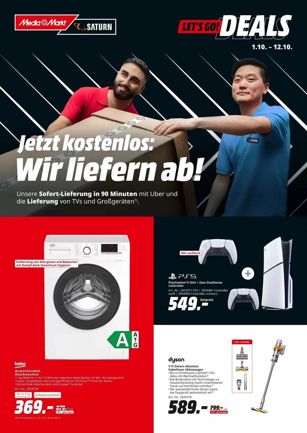 MediaMarkt Prospekt October 2024 Wöchentliche Angebote, Rabatte, Ermäßigungen und digitale Gutscheine.