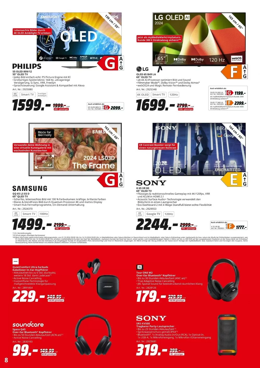 MediaMarkt Prospekt October 2024 Wöchentliche Angebote, Rabatte, Ermäßigungen und digitale Gutscheine.