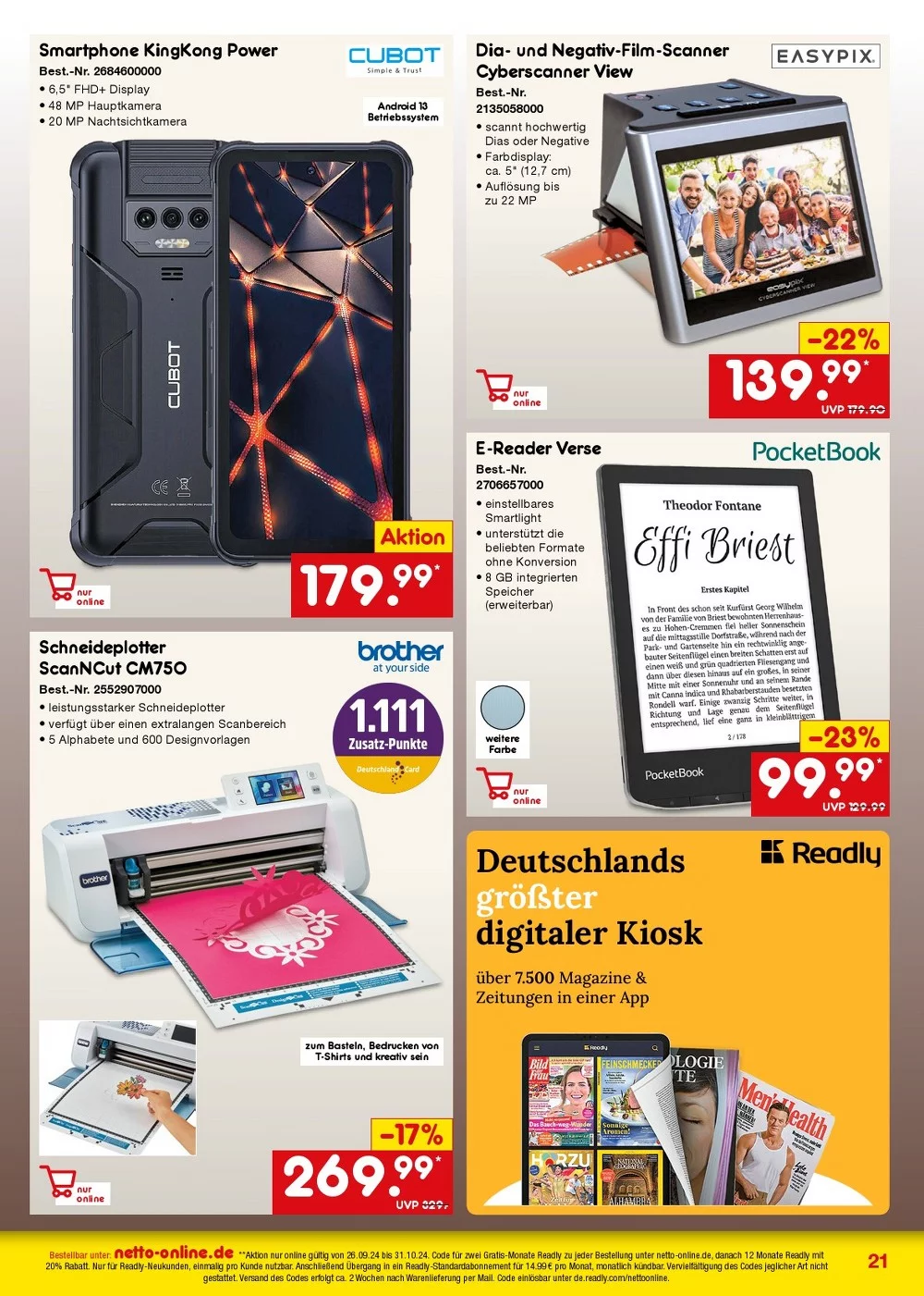 Netto Marken-Discount Online October 2024 Wöchentliche Angebote, Rabatte, Ermäßigungen und digitale Gutscheine.