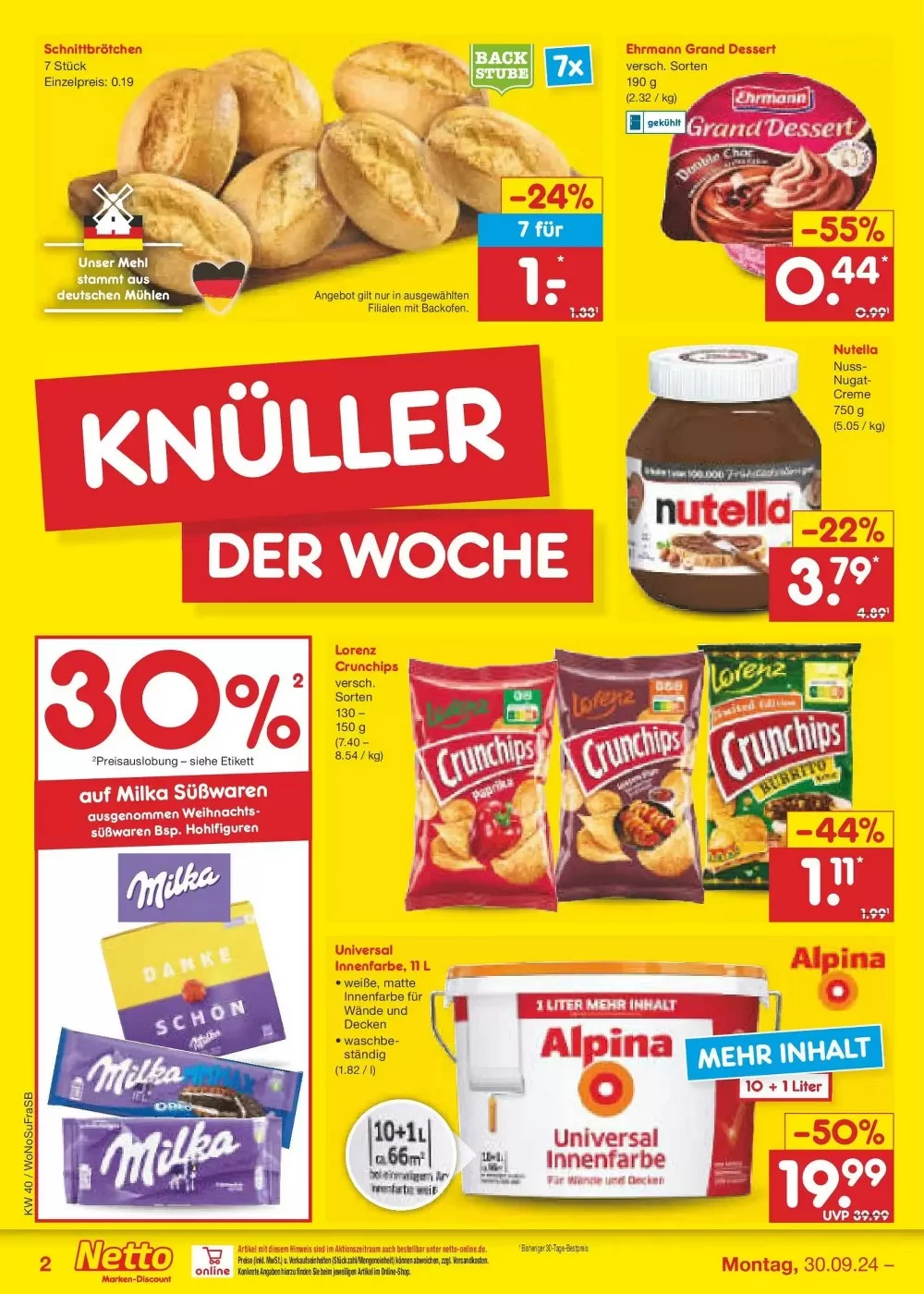 Netto Marken-Discount Black Friday October 2024 Wöchentliche Angebote, Rabatte, Ermäßigungen und digitale Gutscheine.