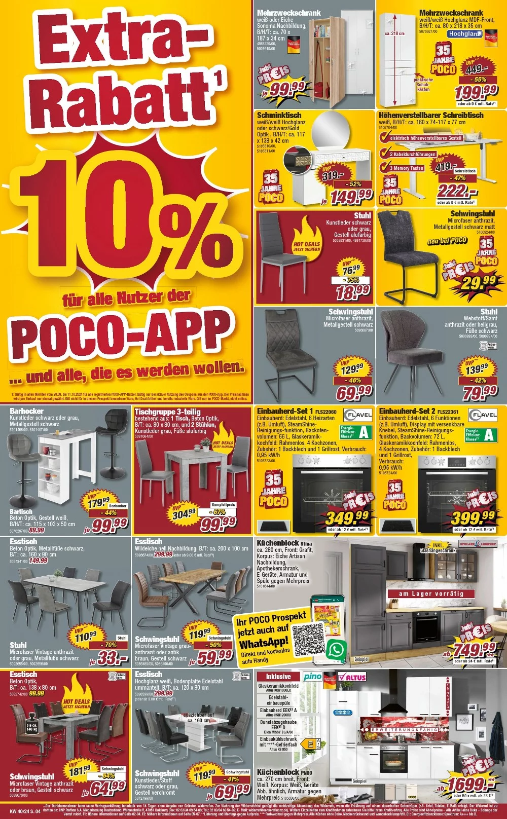 POCO Black Friday October 2024 Wöchentliche Angebote, Rabatte, Ermäßigungen und digitale Gutscheine.