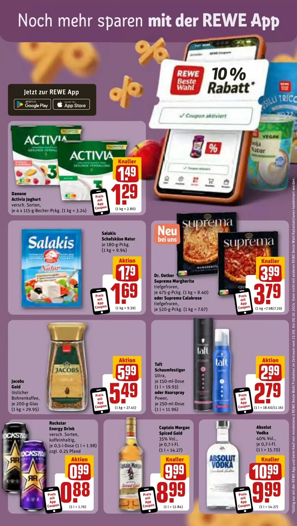 Rewe Black Friday October 2024 Wöchentliche Angebote, Rabatte, Ermäßigungen und digitale Gutscheine.