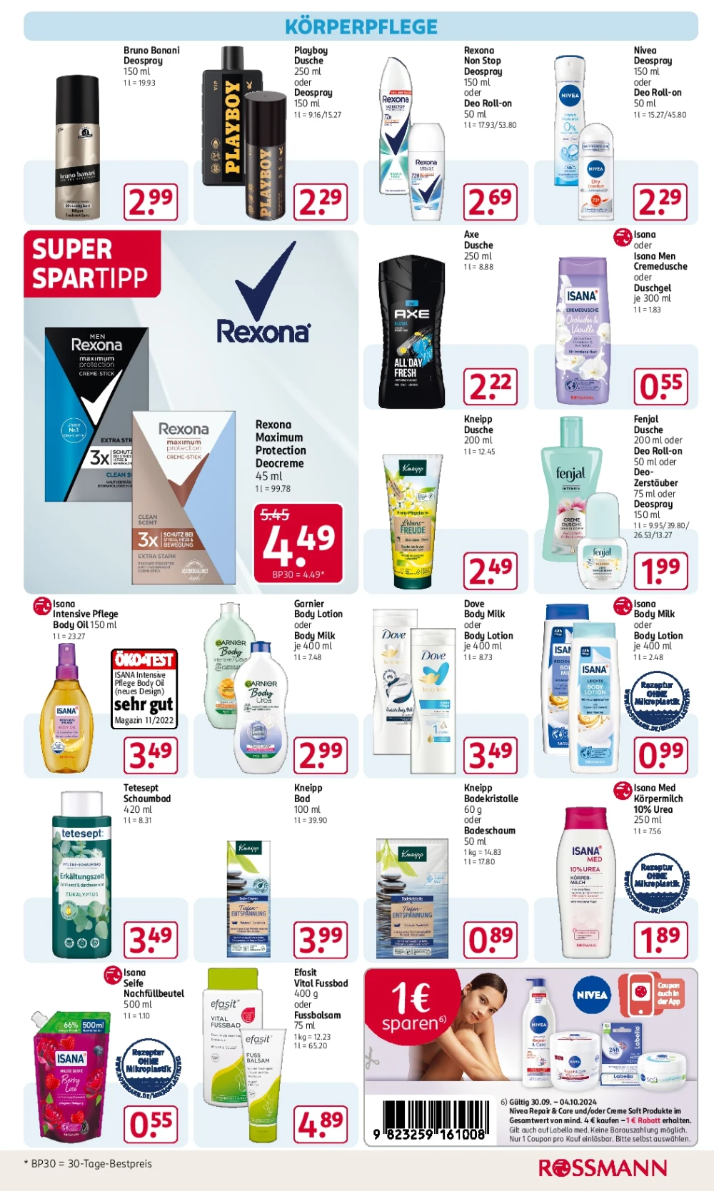 Rossmann Black Friday October 2024 Wöchentliche Angebote, Rabatte, Ermäßigungen und digitale Gutscheine.