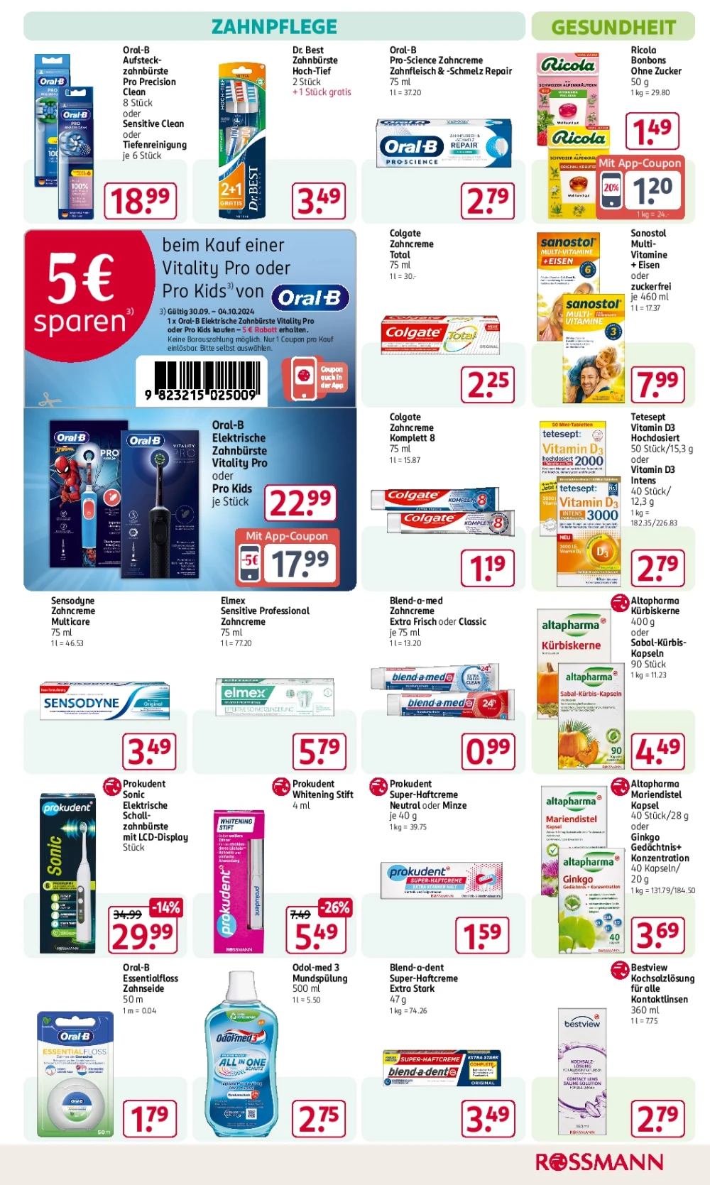 Rossmann Black Friday October 2024 Wöchentliche Angebote, Rabatte, Ermäßigungen und digitale Gutscheine.