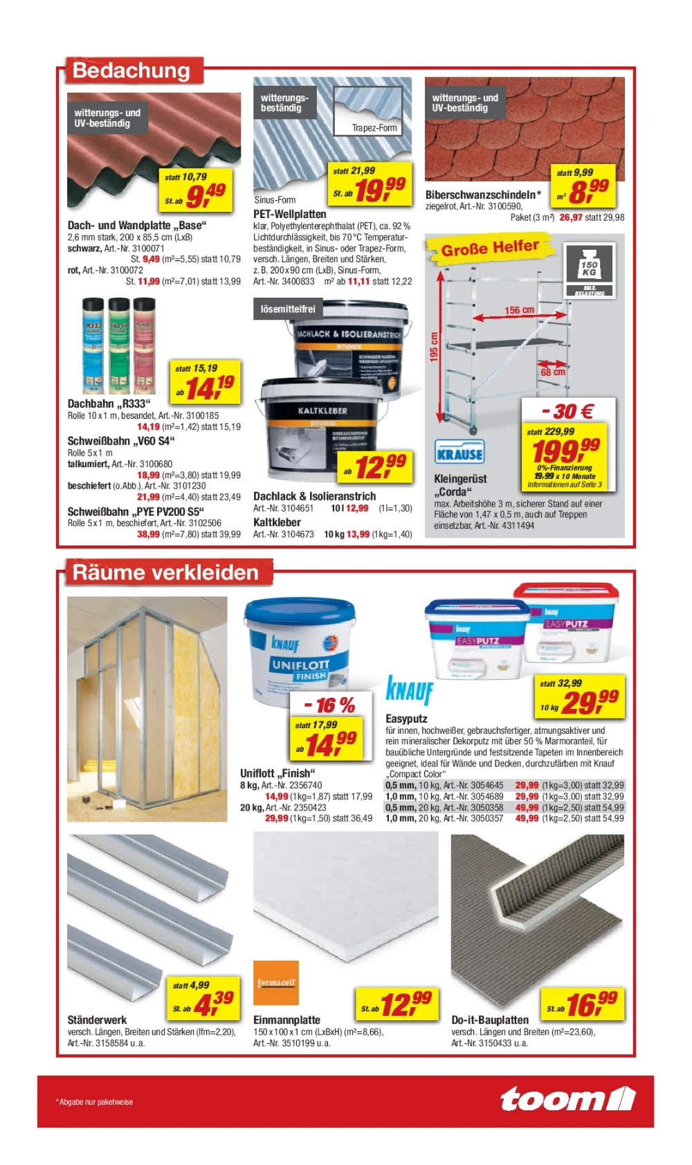 Toom Baumarkt Black Friday October 2024 Wöchentliche Angebote, Rabatte, Ermäßigungen und digitale Gutscheine.