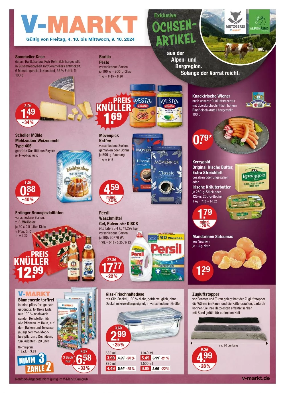 V-Markt Black Friday October 2024 Wöchentliche Angebote, Rabatte, Ermäßigungen und digitale Gutscheine.