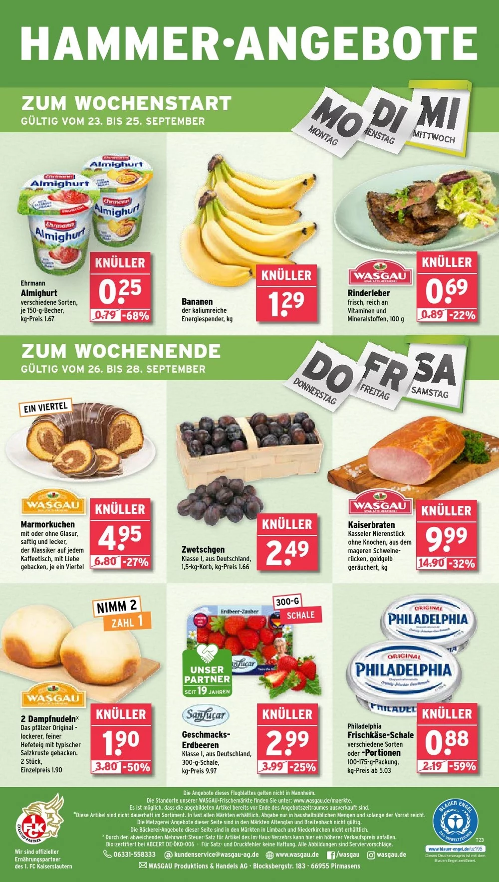 Wasgau Black Friday October 2024 Wöchentliche Angebote, Rabatte, Ermäßigungen und digitale Gutscheine.