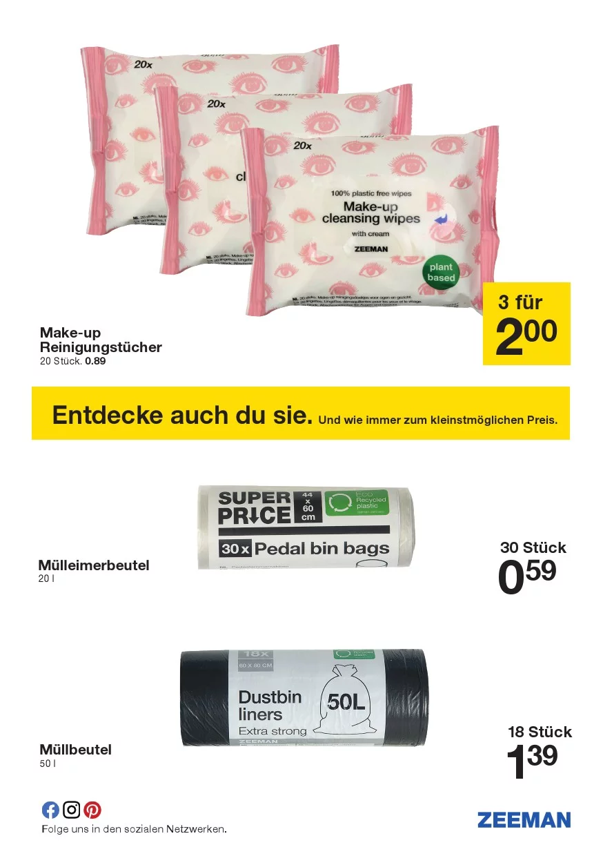 Zeeman Black Friday October 2024 Wöchentliche Angebote, Rabatte, Ermäßigungen und digitale Gutscheine.