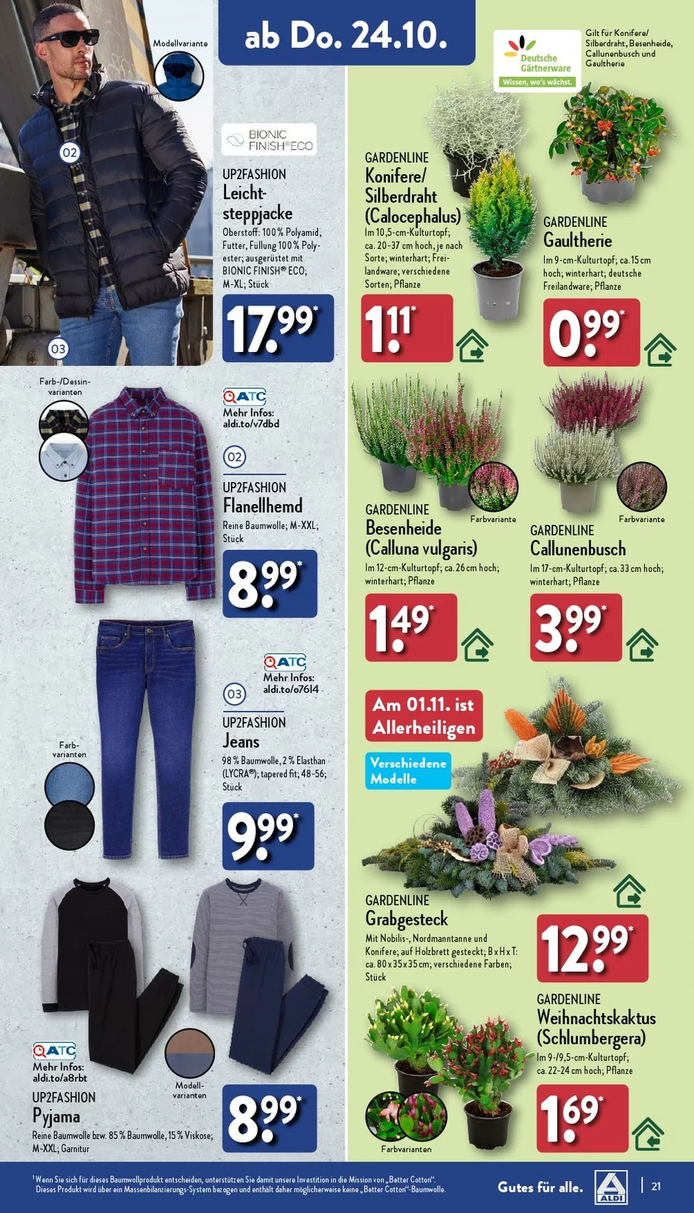 Aldi Nord Prospekt October 2024 Wöchentliche Angebote, Rabatte, Ermäßigungen und digitale Gutscheine.