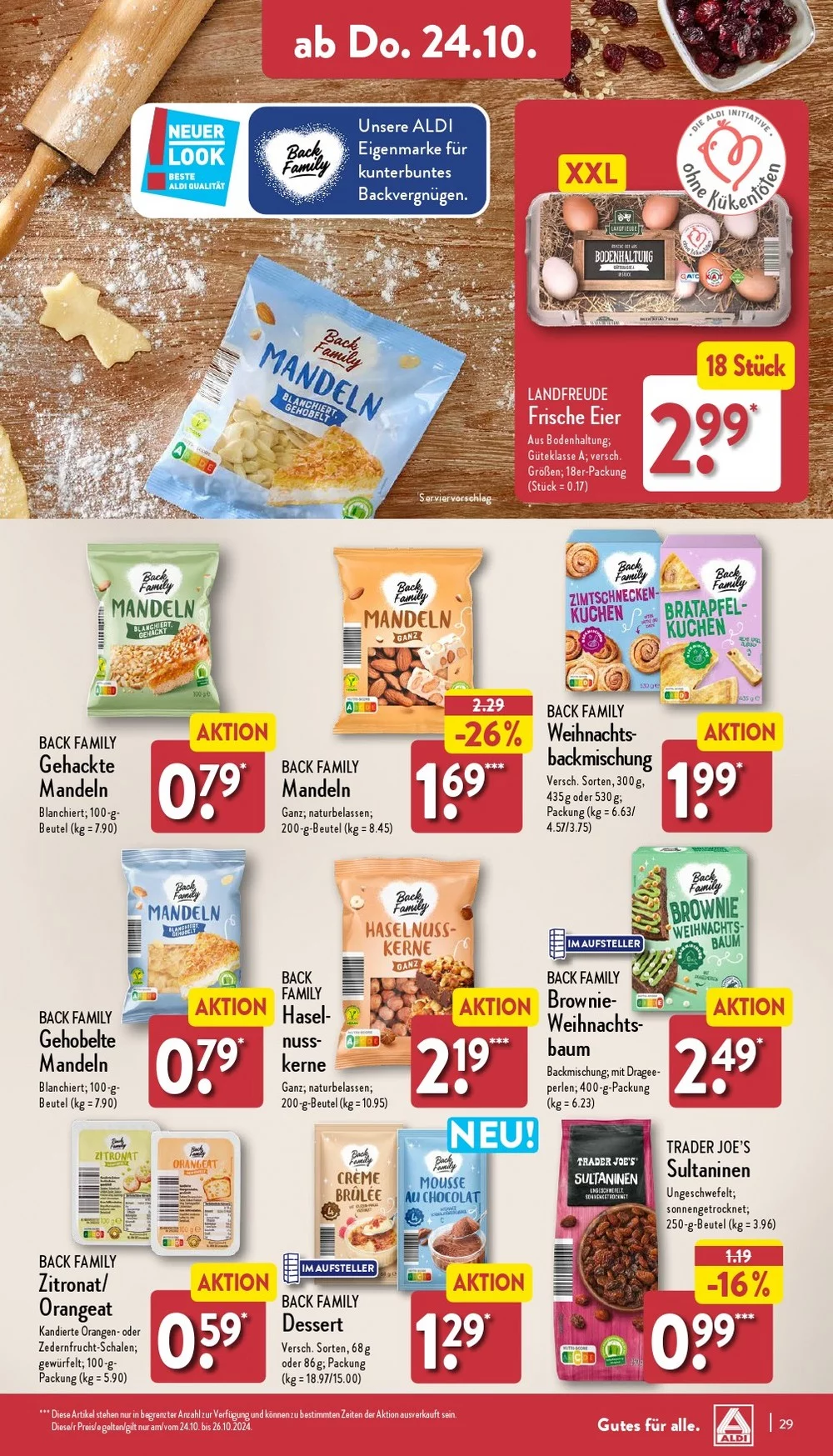 Aldi Nord Prospekt October 2024 Wöchentliche Angebote, Rabatte, Ermäßigungen und digitale Gutscheine.