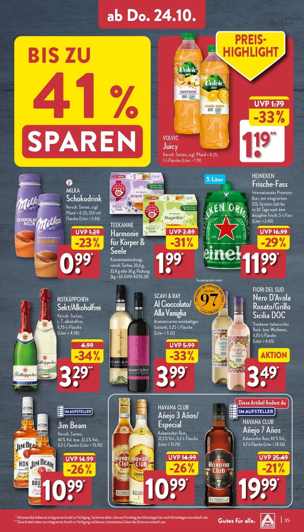 Aldi Nord Prospekt October 2024 Wöchentliche Angebote, Rabatte, Ermäßigungen und digitale Gutscheine.