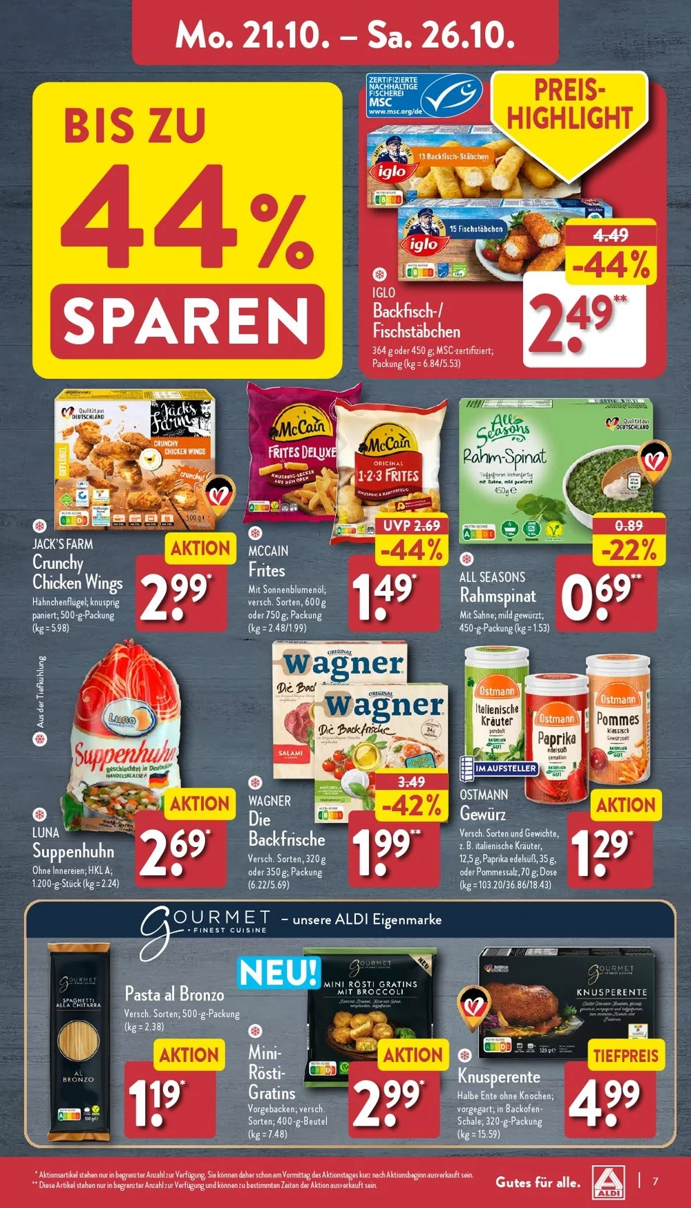 Aldi Nord Prospekt October 2024 Wöchentliche Angebote, Rabatte, Ermäßigungen und digitale Gutscheine.