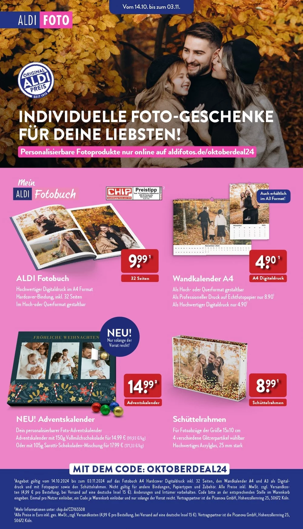 Aldi Nord October 2024 Wöchentliche Angebote, Rabatte, Ermäßigungen und digitale Gutscheine.