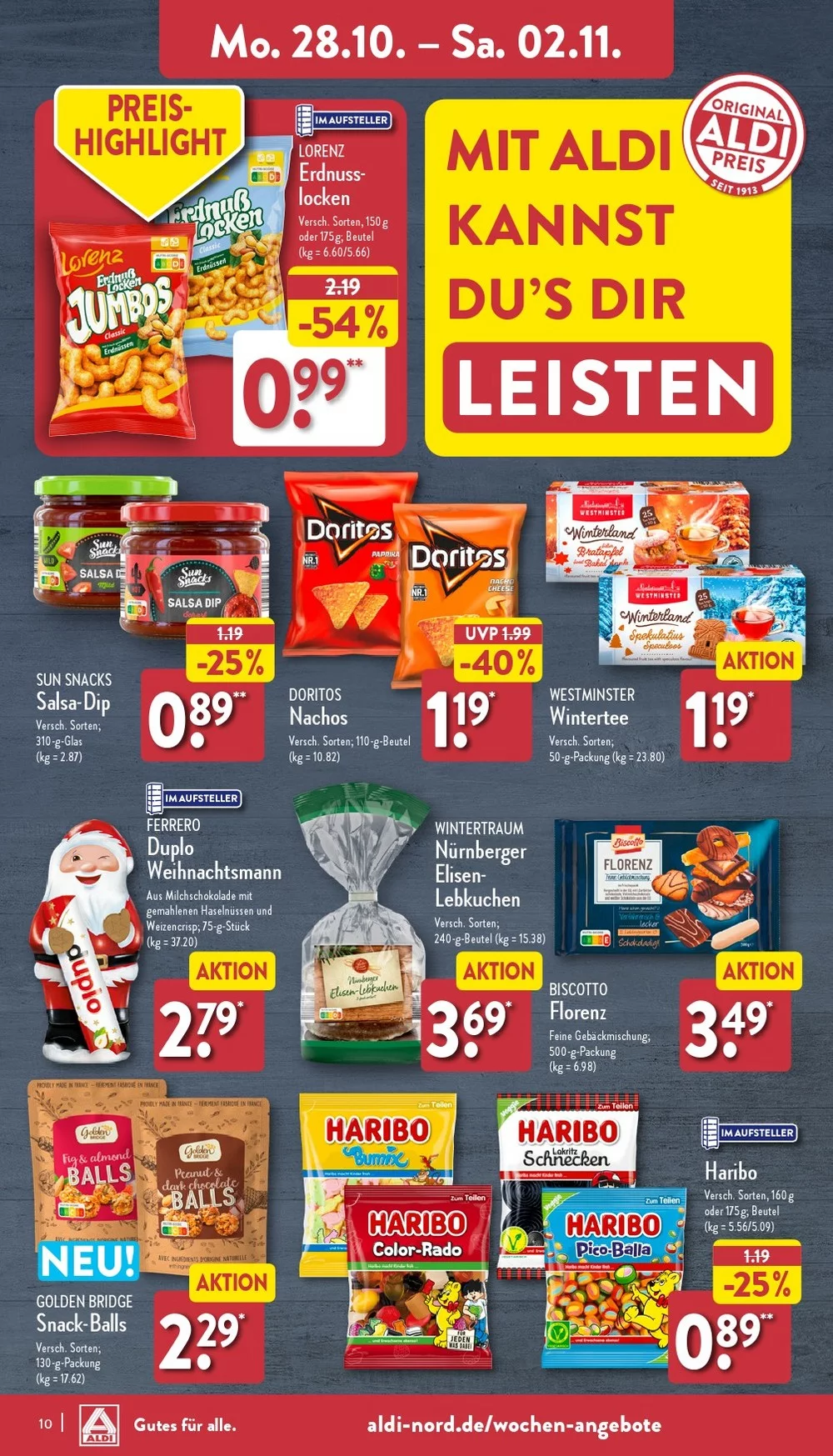 Aldi Nord October 2024 Wöchentliche Angebote, Rabatte, Ermäßigungen und digitale Gutscheine.