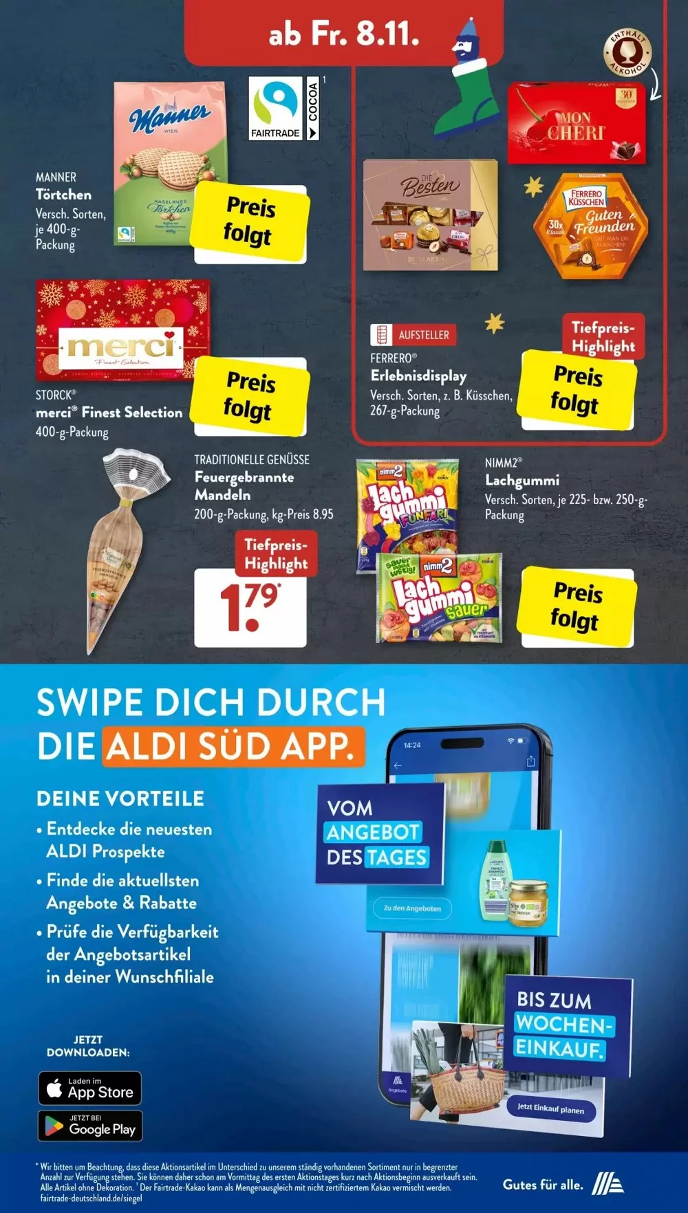 Aldi Süd Prospekt October 2024 Wöchentliche Angebote, Rabatte, Ermäßigungen und digitale Gutscheine.