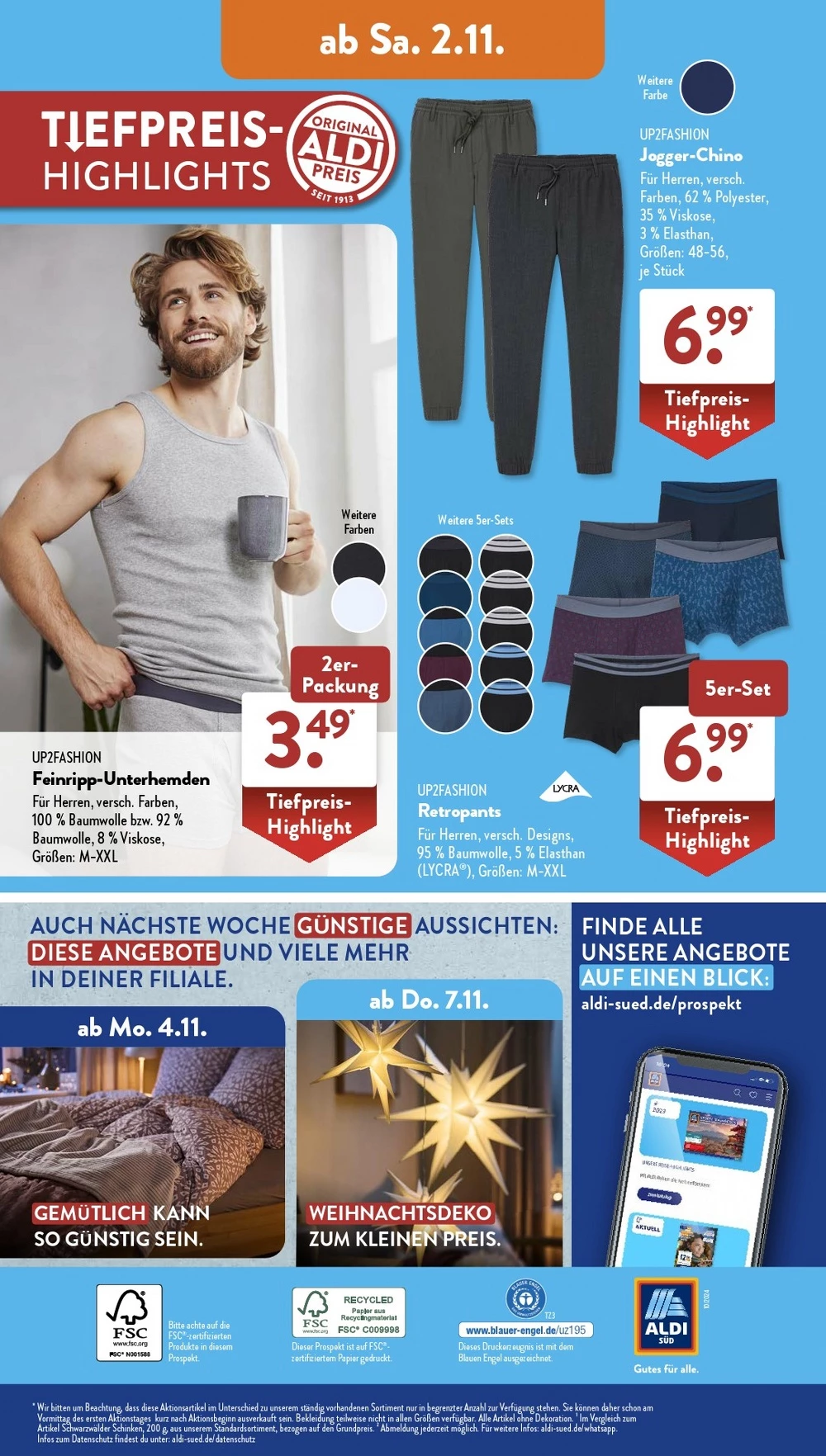 Aldi Süd October 2024 Wöchentliche Angebote, Rabatte, Ermäßigungen und digitale Gutscheine.