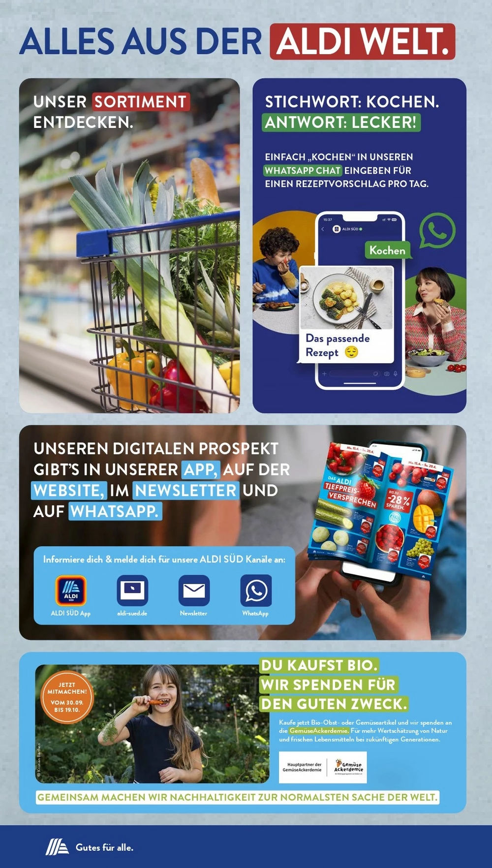 Aldi Süd October 2024 Wöchentliche Angebote, Rabatte, Ermäßigungen und digitale Gutscheine.