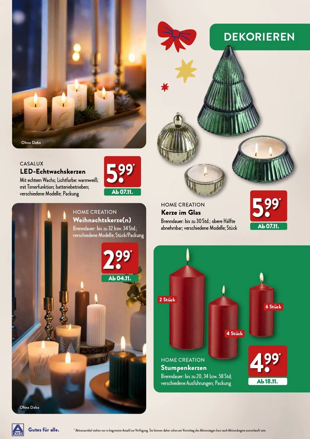 Aldi Nord Weihnachten October 2024 Wöchentliche Angebote, Rabatte, Ermäßigungen und digitale Gutscheine.