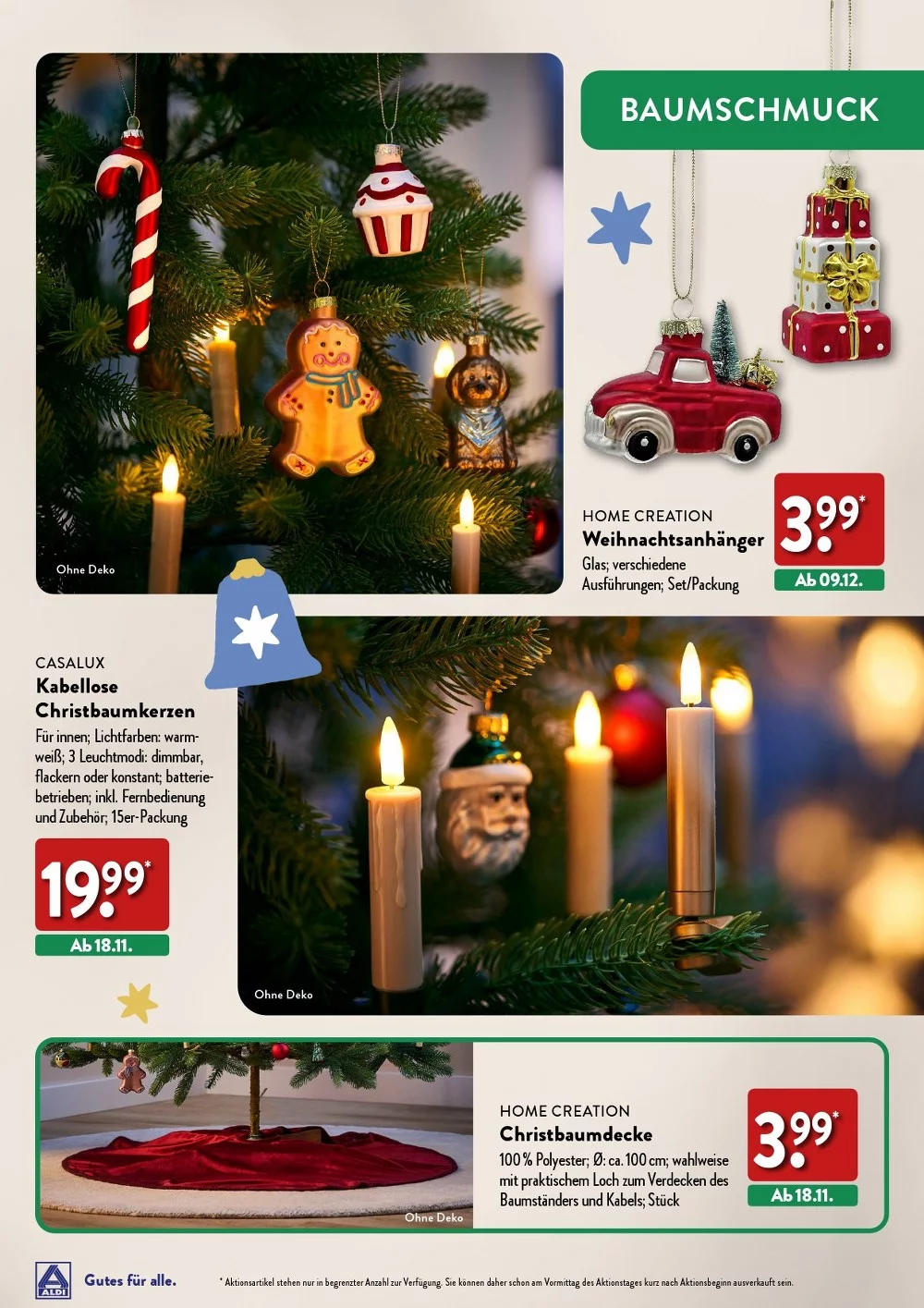 Aldi Süd Weihnachten October 2024 Wöchentliche Angebote, Rabatte, Ermäßigungen und digitale Gutscheine.