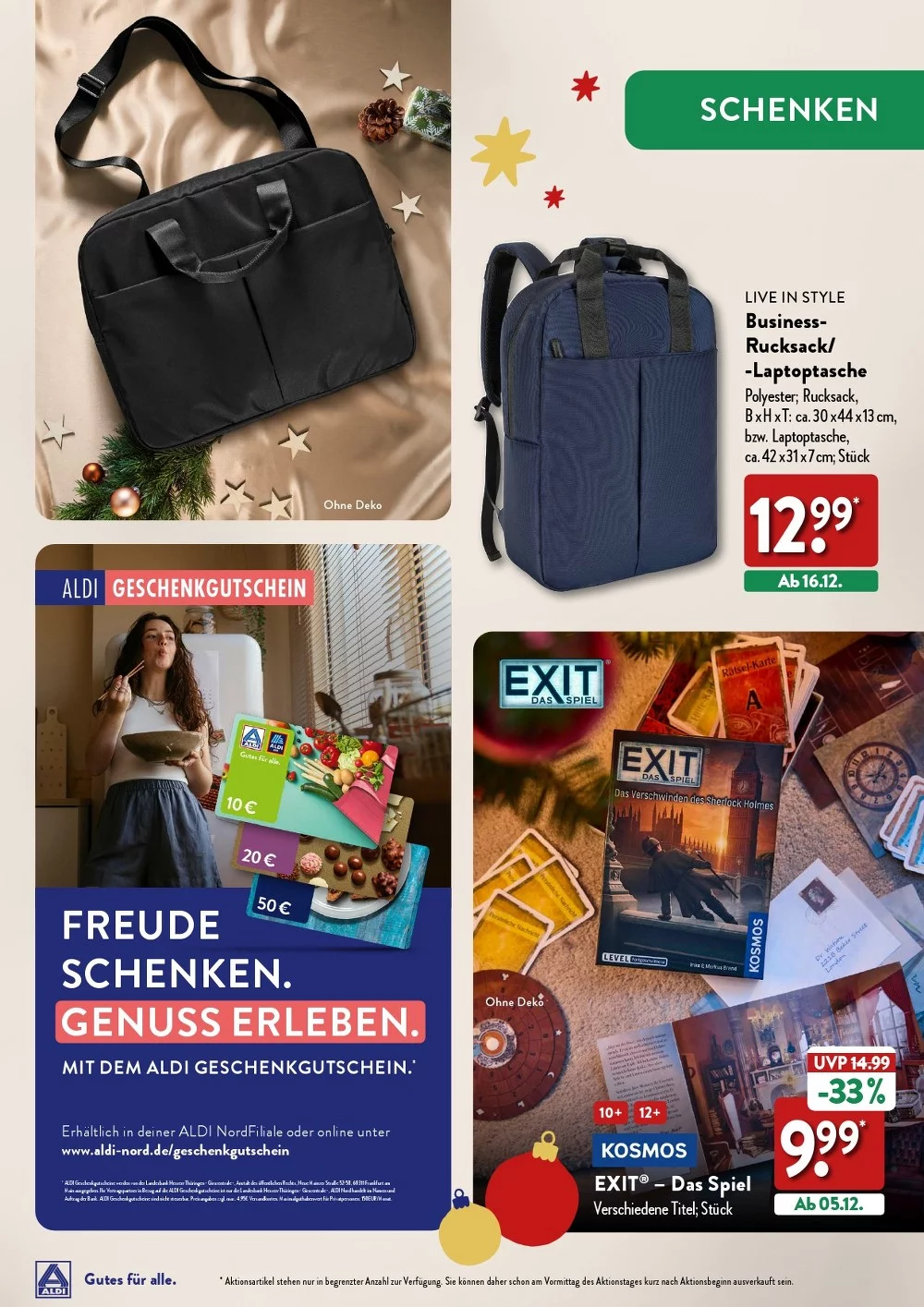 Aldi Süd Weihnachten October 2024 Wöchentliche Angebote, Rabatte, Ermäßigungen und digitale Gutscheine.