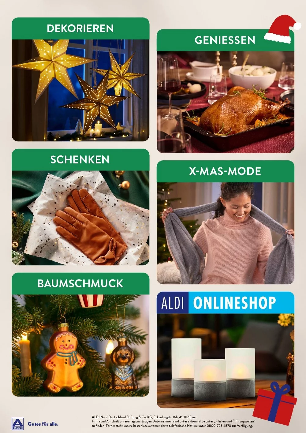 Aldi Süd Weihnachten October 2024 Wöchentliche Angebote, Rabatte, Ermäßigungen und digitale Gutscheine.