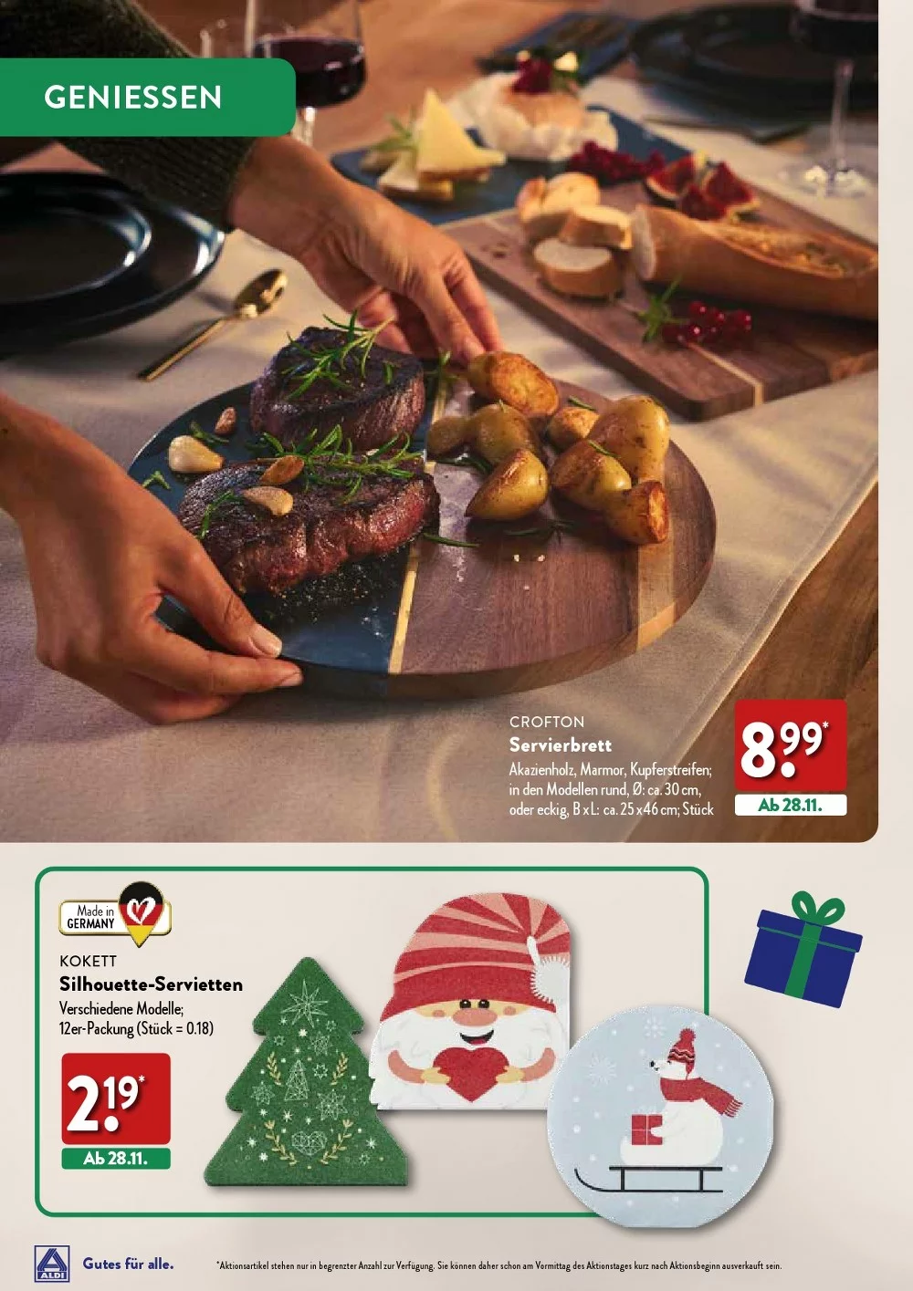 Aldi Nord Weihnachten October 2024 Wöchentliche Angebote, Rabatte, Ermäßigungen und digitale Gutscheine.