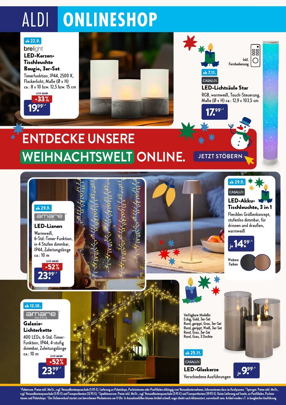 Aldi Nord Weihnachten October 2024 Wöchentliche Angebote, Rabatte, Ermäßigungen und digitale Gutscheine.