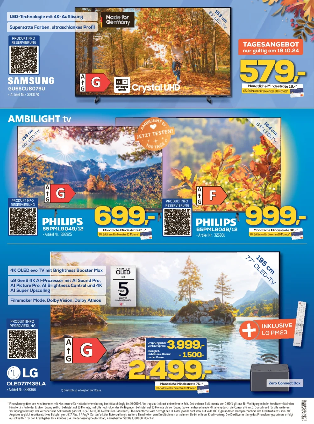 Euronics Prospekt October 2024 Wöchentliche Angebote, Rabatte, Ermäßigungen und digitale Gutscheine.