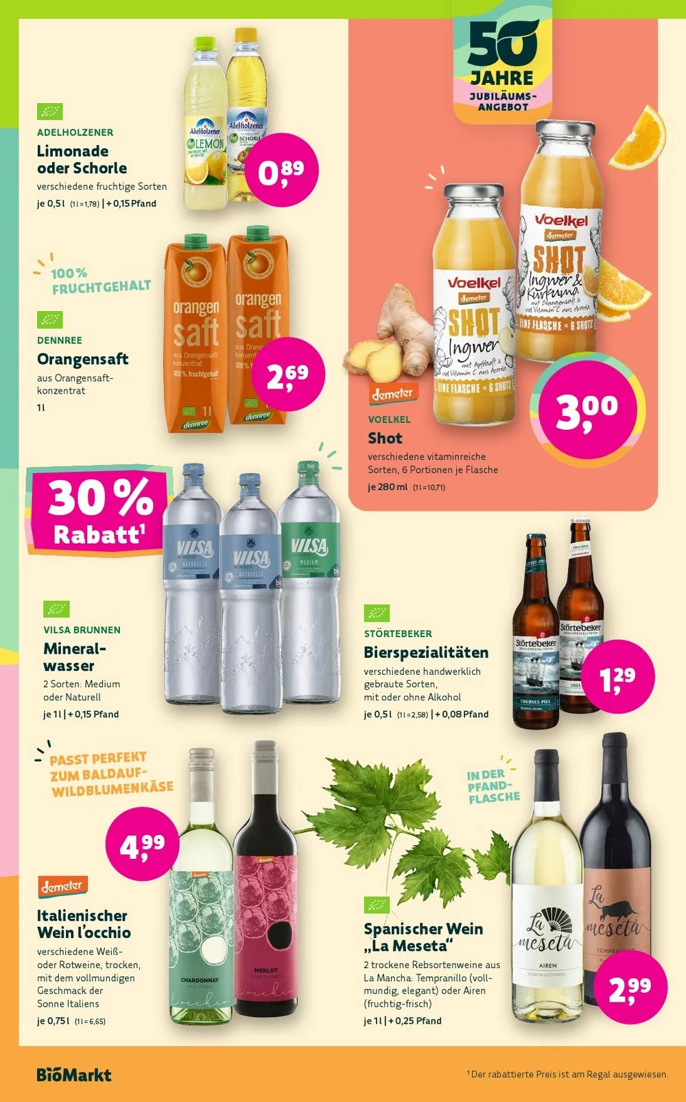 Denn's Biomarkt Prospekt October 2024 Wöchentliche Angebote, Rabatte, Ermäßigungen und digitale Gutscheine.