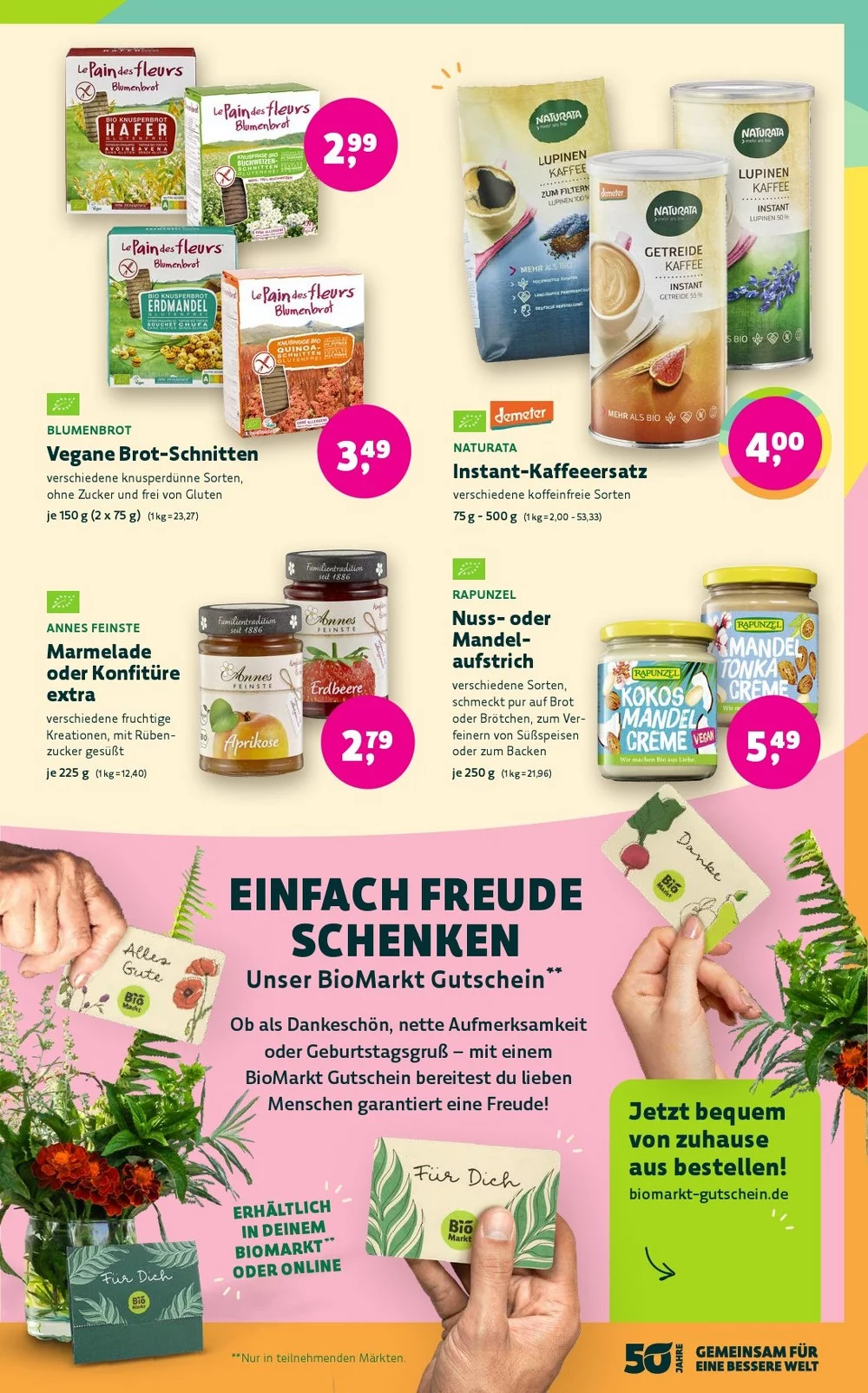 Denn's Biomarkt Black Friday October 2024 Wöchentliche Angebote, Rabatte, Ermäßigungen und digitale Gutscheine.