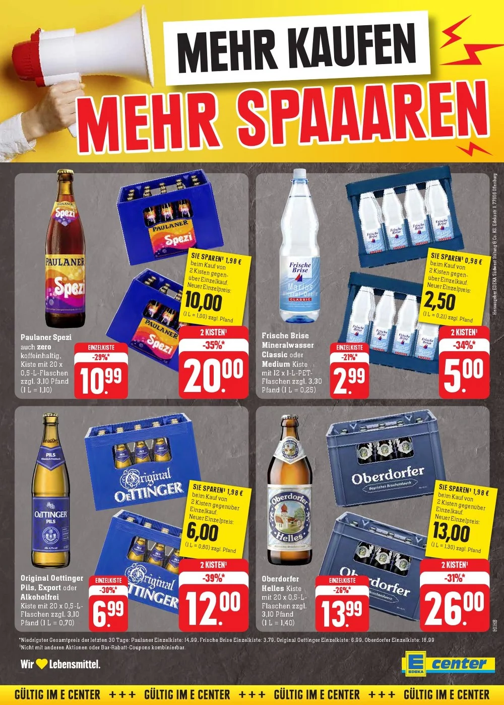 Edeka Südwest Prospekt October 2024 Wöchentliche Angebote, Rabatte, Ermäßigungen und digitale Gutscheine.