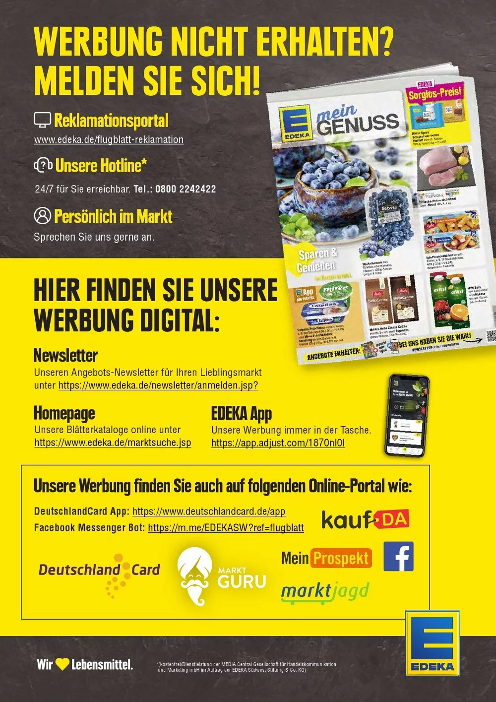 Edeka Südwest Prospekt October 2024 Wöchentliche Angebote, Rabatte, Ermäßigungen und digitale Gutscheine.