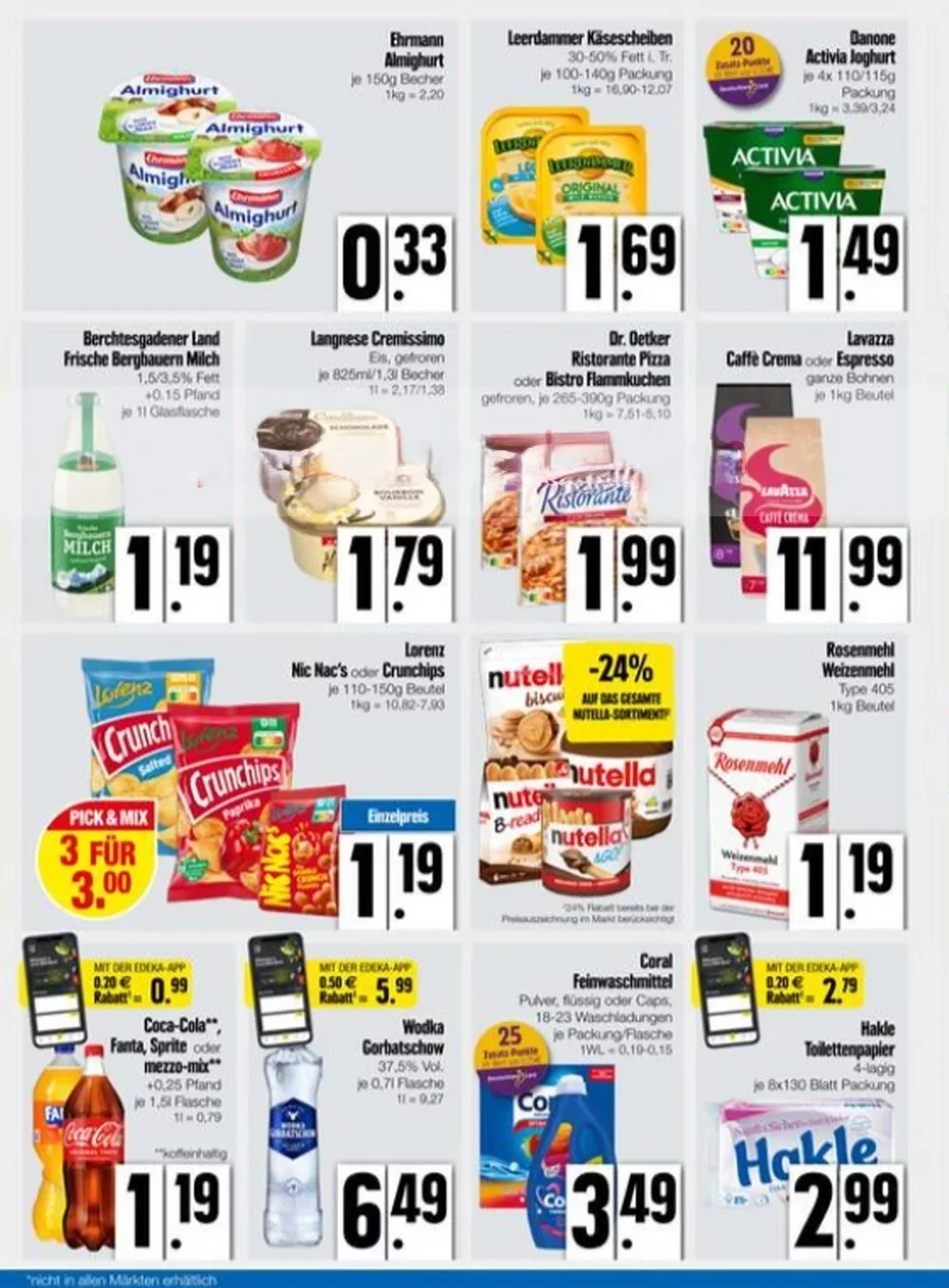 Edeka Xpress October 2024 Wöchentliche Angebote, Rabatte, Ermäßigungen und digitale Gutscheine.