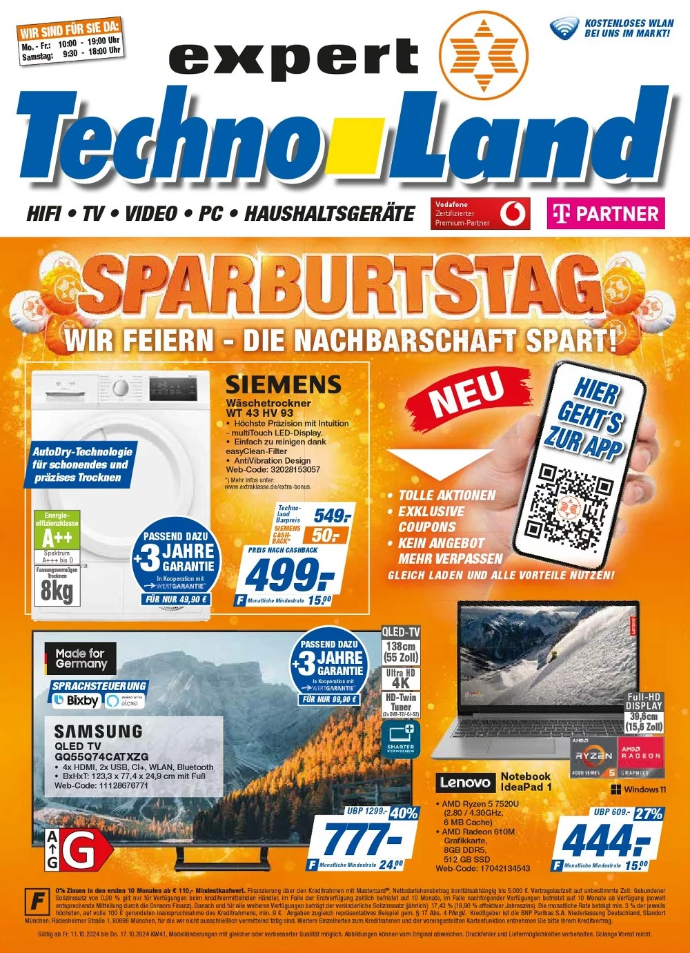 Expert Techno-Land Black Friday October 2024 Wöchentliche Angebote, Rabatte, Ermäßigungen und digitale Gutscheine.