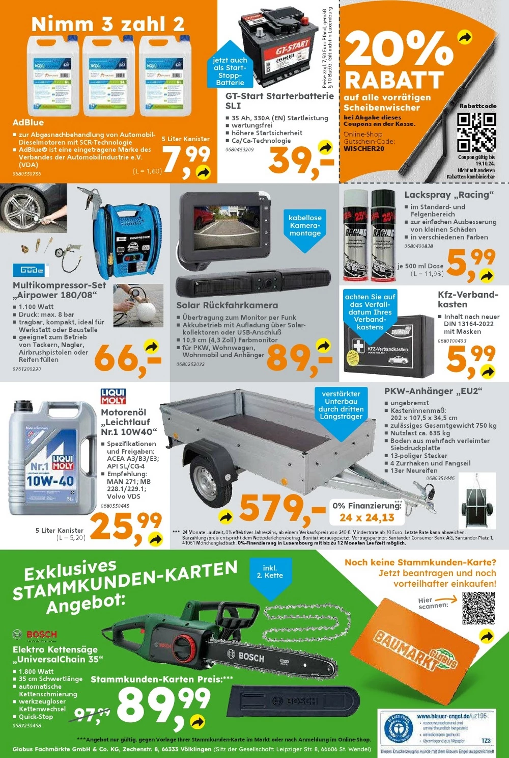 Globus Baumarkt Black Friday October 2024 Wöchentliche Angebote, Rabatte, Ermäßigungen und digitale Gutscheine.