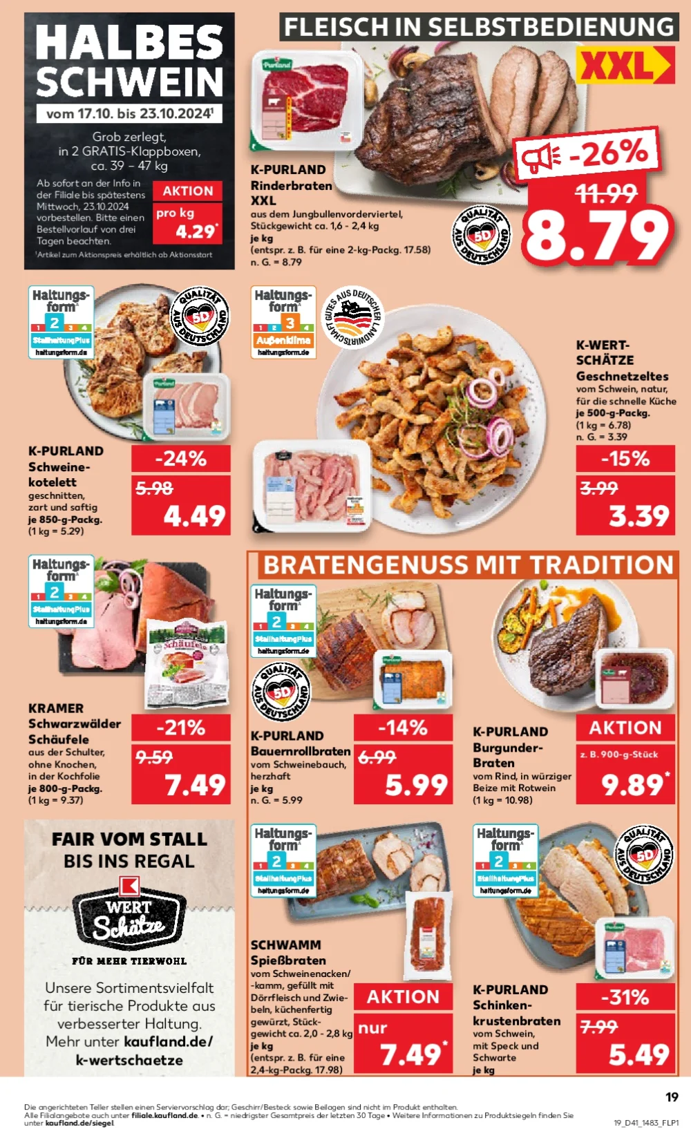 Kaufland Prospekt October 2024 Wöchentliche Angebote, Rabatte, Ermäßigungen und digitale Gutscheine.