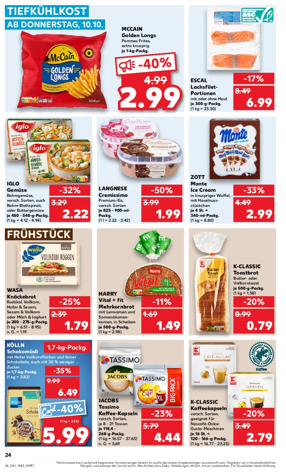 Kaufland Prospekt October 2024 Wöchentliche Angebote, Rabatte, Ermäßigungen und digitale Gutscheine.