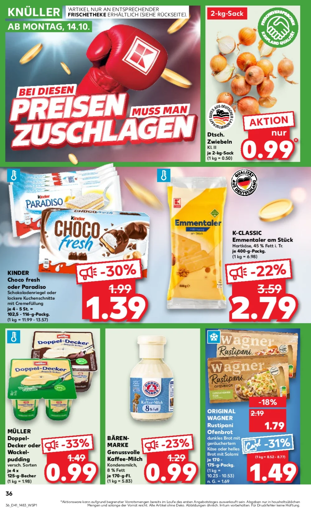 Kaufland Prospekt October 2024 Wöchentliche Angebote, Rabatte, Ermäßigungen und digitale Gutscheine.