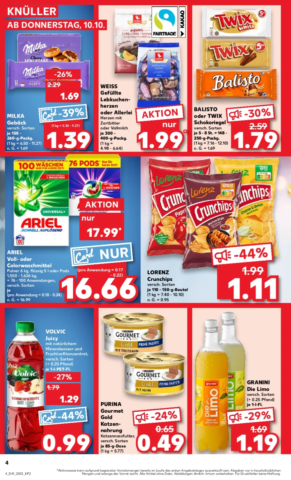 Kaufland Prospekt October 2024 Wöchentliche Angebote, Rabatte, Ermäßigungen und digitale Gutscheine.