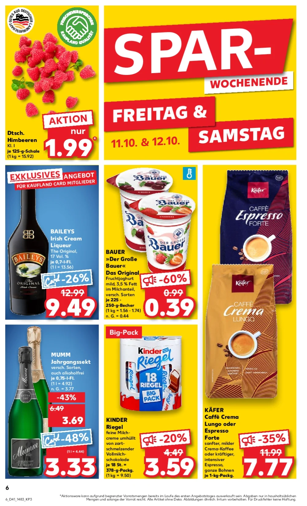 Kaufland Prospekt October 2024 Wöchentliche Angebote, Rabatte, Ermäßigungen und digitale Gutscheine.