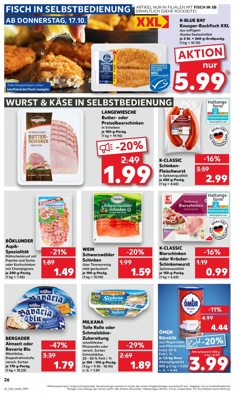 Kaufland October 2024 Wöchentliche Angebote, Rabatte, Ermäßigungen und digitale Gutscheine.