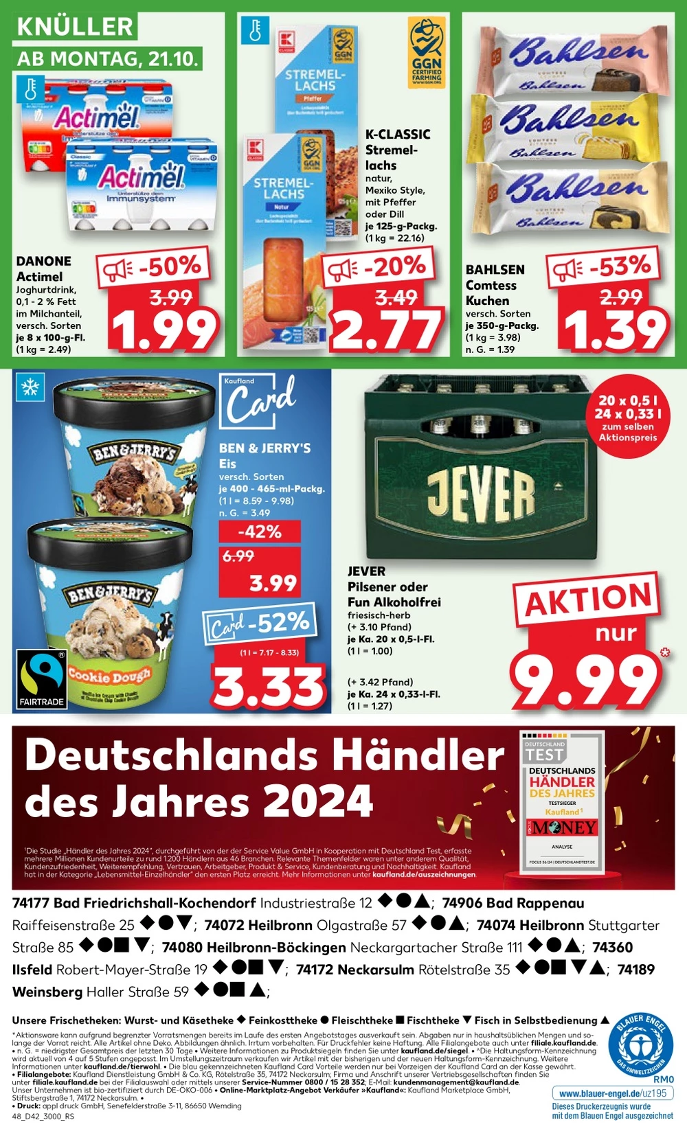 Kaufland October 2024 Wöchentliche Angebote, Rabatte, Ermäßigungen und digitale Gutscheine.