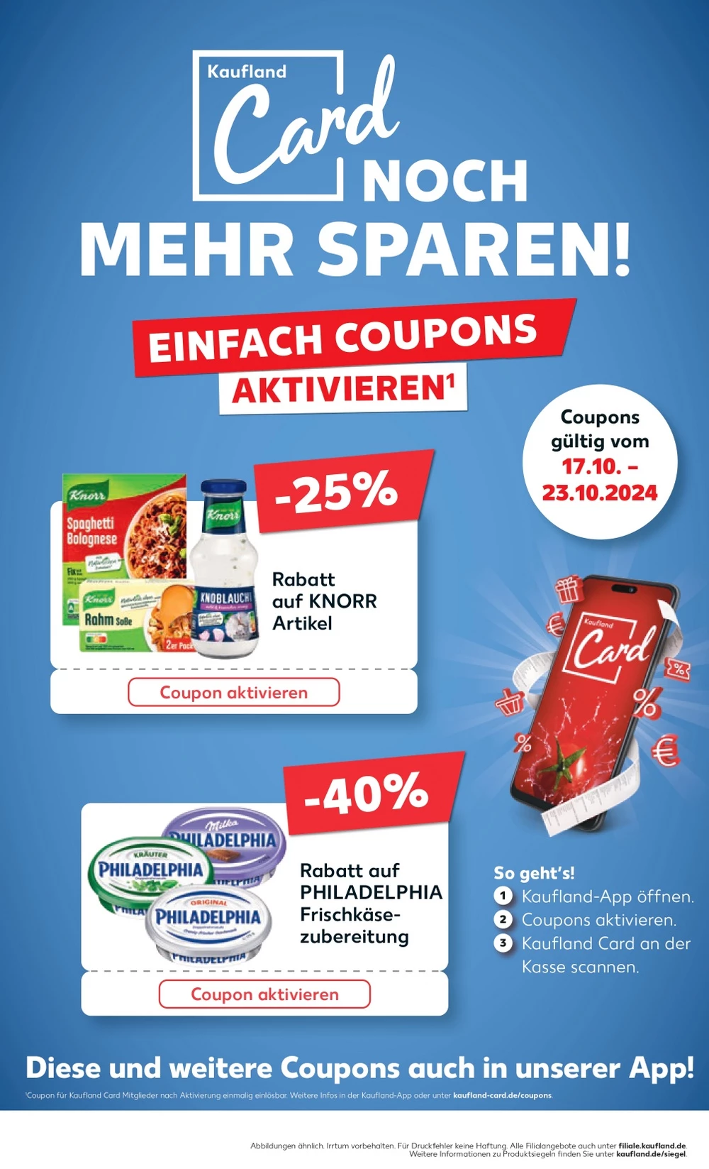 Kaufland October 2024 Wöchentliche Angebote, Rabatte, Ermäßigungen und digitale Gutscheine.