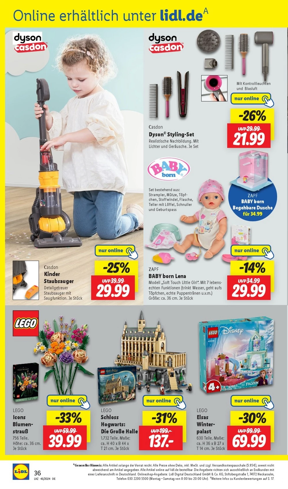 Lidl October 2024 Wöchentliche Angebote, Rabatte, Ermäßigungen und digitale Gutscheine.